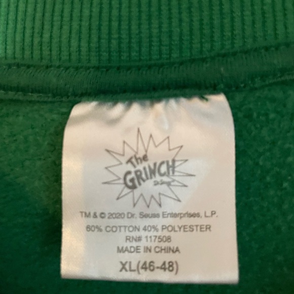 The Grinch Size XL Christmas Holiday Sweater Green - Picture 2 of 5
